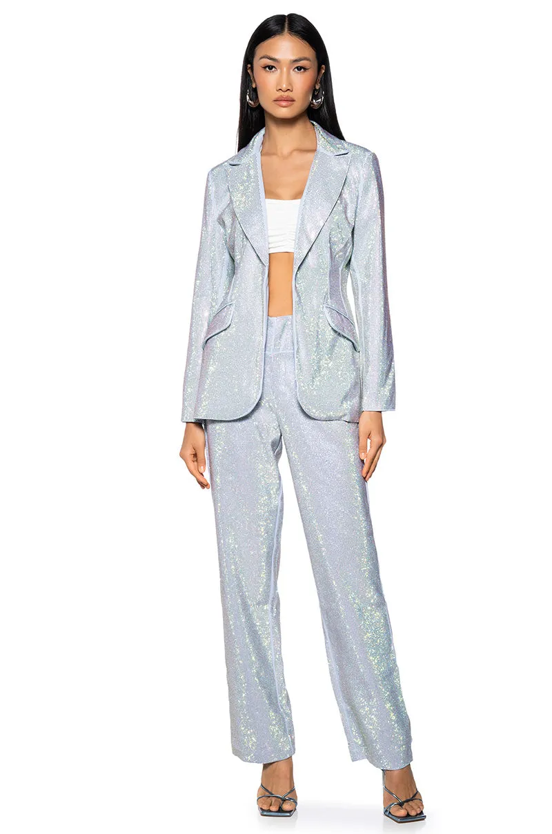 POP STAR FITTED RHINESTONE BLAZER sold by AKIRA product image thumbnail 3