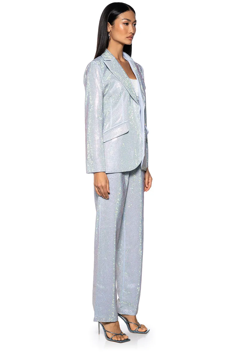 POP STAR FITTED RHINESTONE BLAZER sold by AKIRA product image thumbnail 4