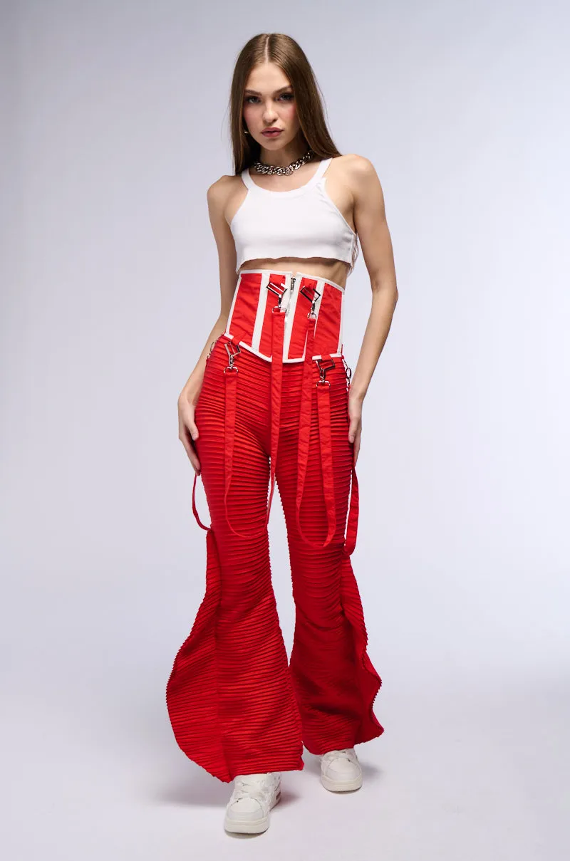 MOTO BABE HARNESS BELT IN RED sold by AKIRA product image thumbnail 3