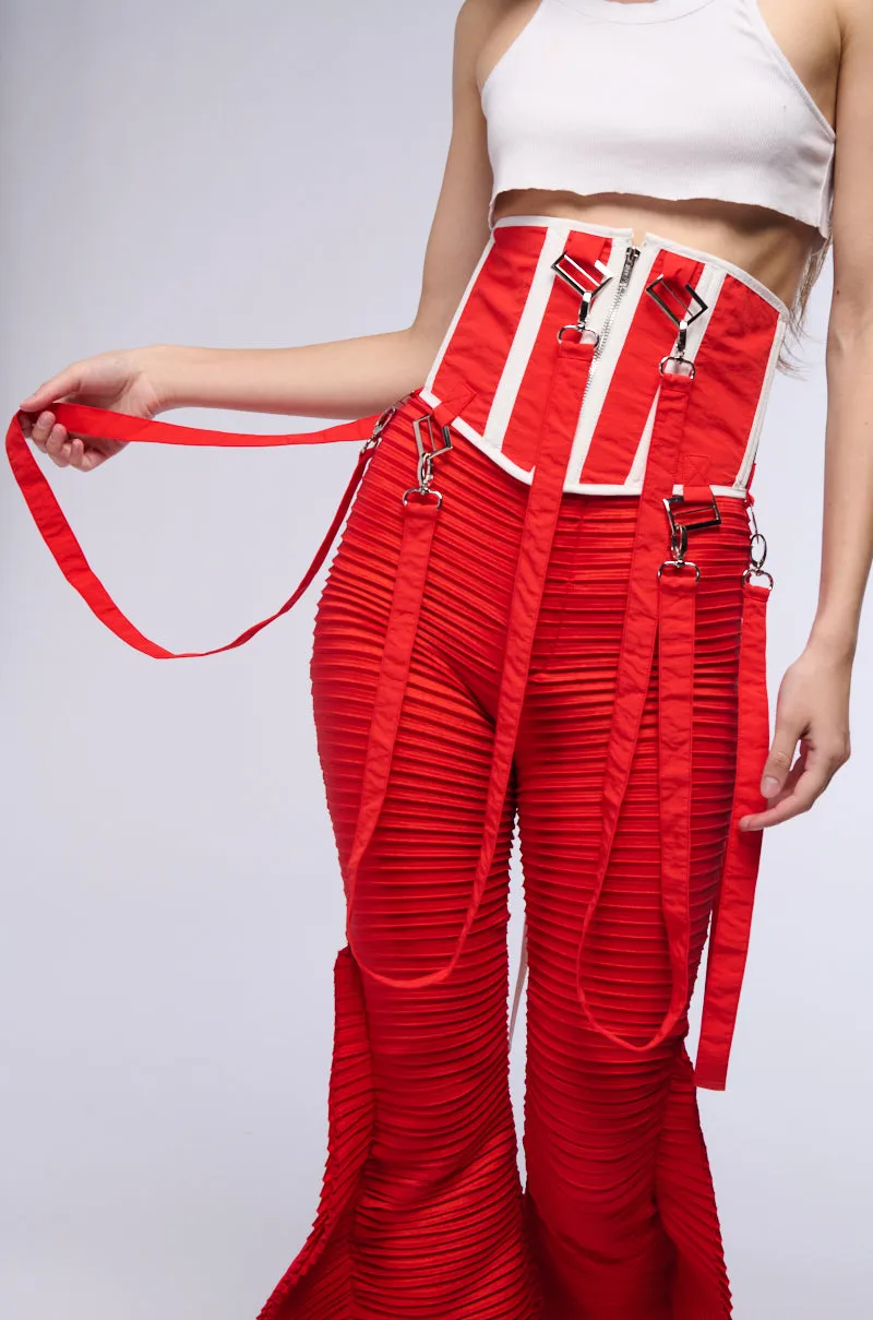 MOTO BABE HARNESS BELT IN RED sold by AKIRA product image thumbnail 2