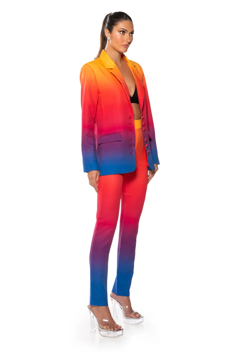 SUNSET IN PARADISE OMBRE BLAZER sold by AKIRA product image thumbnail 5