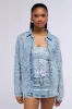 FROM DAY TO NIGHT DENIM BUTTON DOWN SHIRT sold by AKIRA