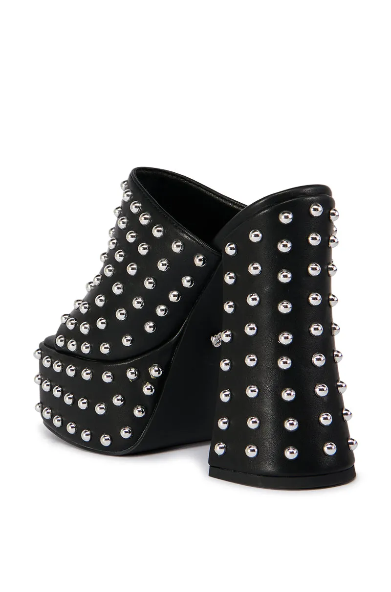 AZALEA WANG DWINDLE STUDDED MULE sold by AKIRA product image thumbnail 4