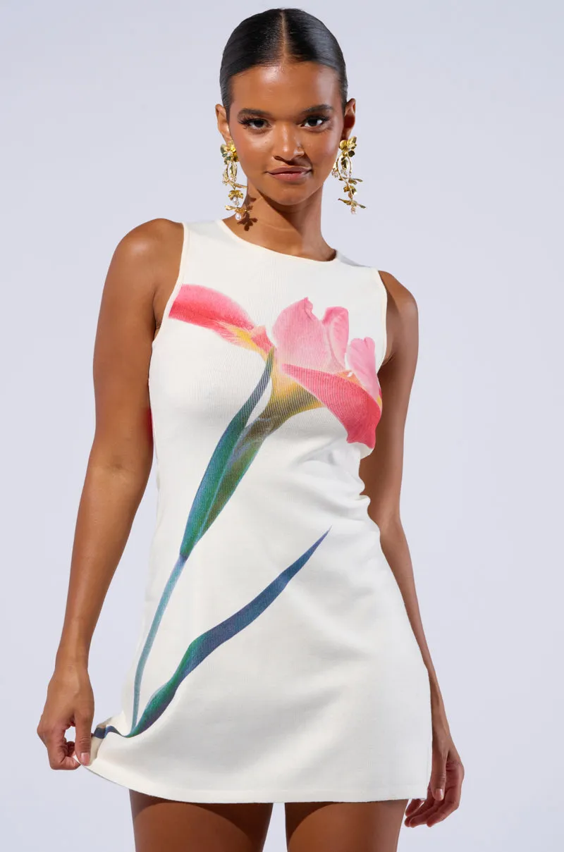 GARDEN BLOOMS MINI DRESS sold by AKIRA