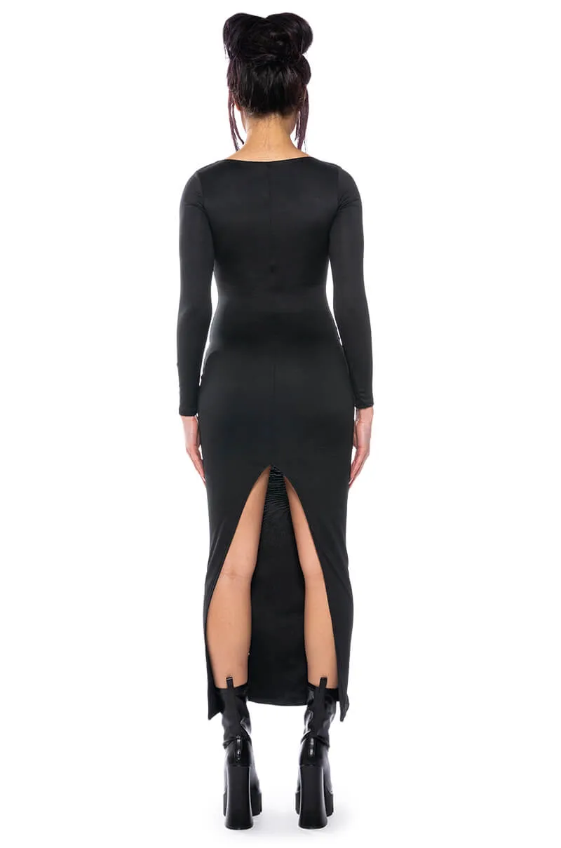 GOOD AS GOLD DOUBLE LAYER MAXI DRESS sold by AKIRA product image thumbnail 4