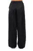 TEXTURED SATIN WIDE LEG TROUSER IN BLACK sold by AKIRA