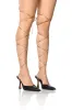 AZALEA WANG BRAVA LACE UP SANDAL IN BLACK sold by AKIRA