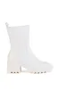 AZALEA WANG BRIDGEY WHITE CHUNKY BOOTIE sold by AKIRA