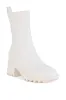 AZALEA WANG BRIDGEY WHITE CHUNKY BOOTIE sold by AKIRA