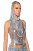 IN MY MIND HOODED CHAINMAIL TOP sold by AKIRA