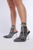 AZALEA WANG ELENYI BLACK RICH AF RHINESTONE PUMP sold by AKIRA