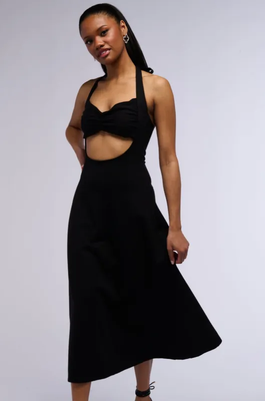 FROM DAY TO NIGHT KNIT MIDI DRESS sold by AKIRA