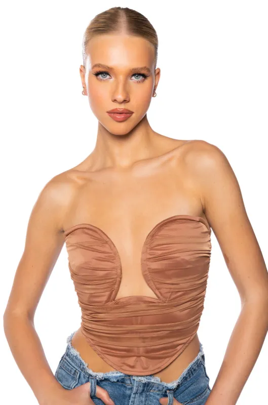 REMY MESH CORSET sold by AKIRA