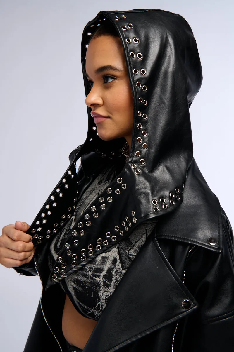 OH SO CHIC PU HEAD SCARF sold by AKIRA product image thumbnail 3