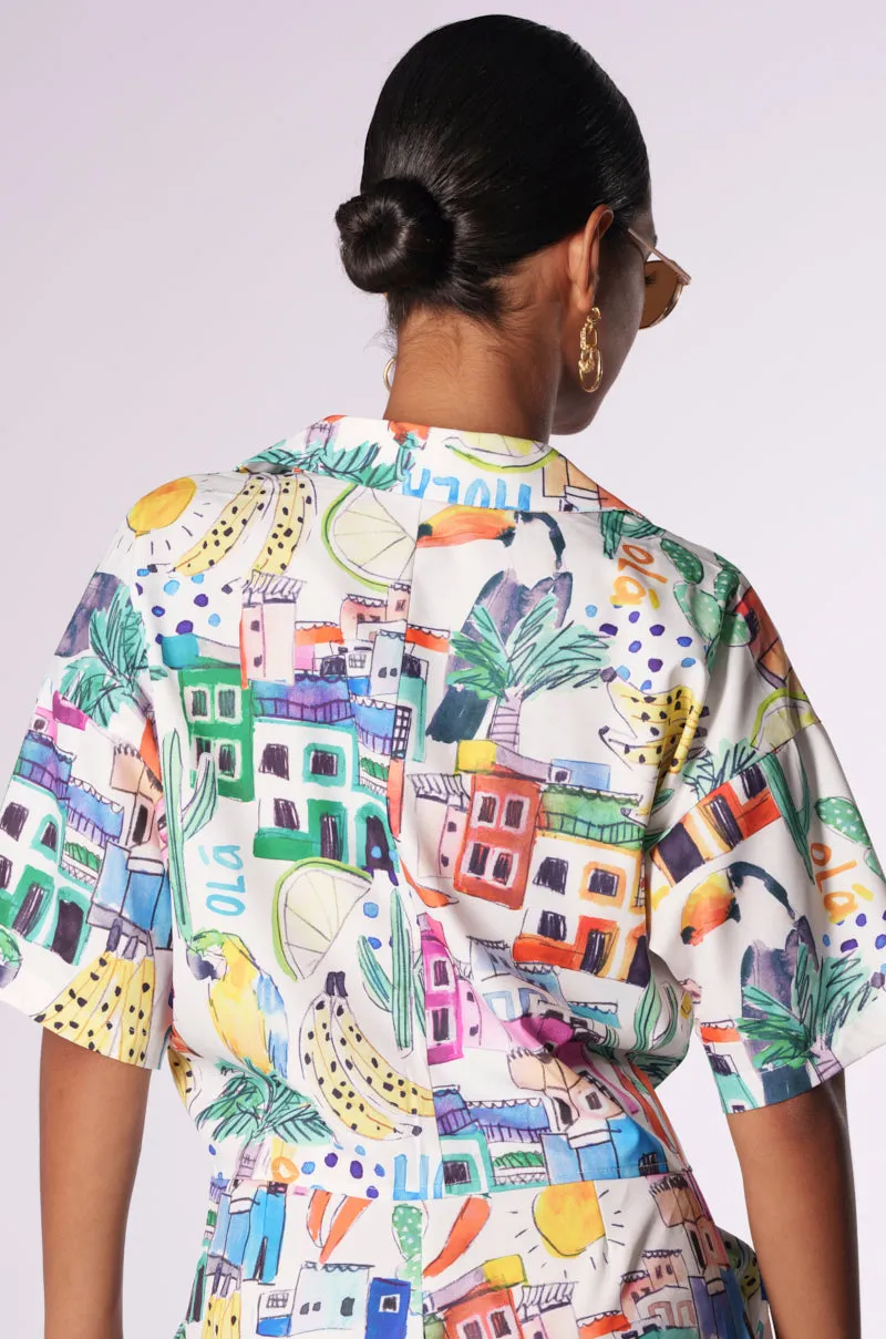 TOO CRAZY FOR YOU BUTTON DOWN TOP sold by AKIRA product image thumbnail 4