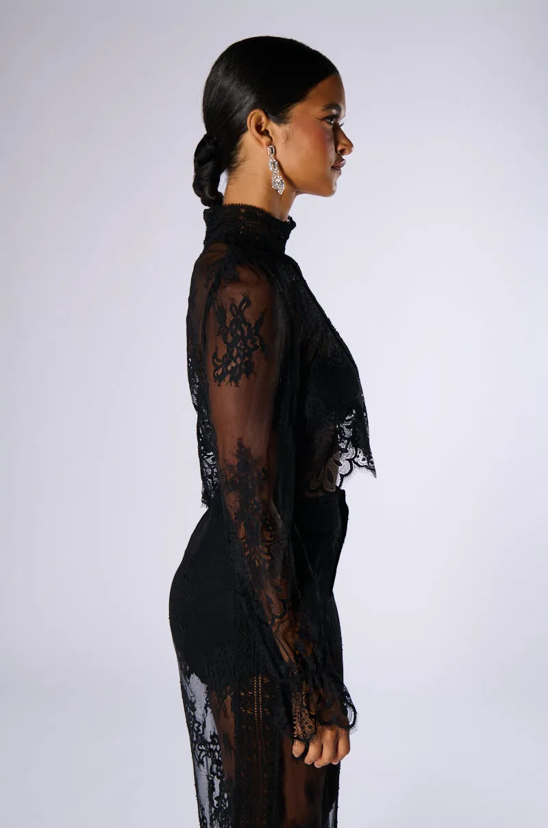 MISS ME YET LACE BLOUSE sold by AKIRA product image thumbnail 4
