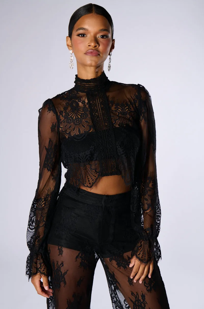 MISS ME YET LACE BLOUSE sold by AKIRA product image thumbnail 3