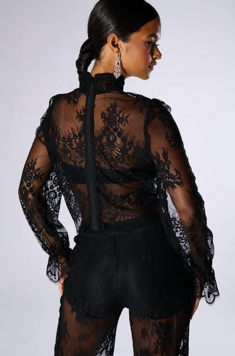 MISS ME YET LACE BLOUSE sold by AKIRA product image thumbnail 5