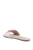 AZALEA WANG MARIANO ROSE GOLD SATIN BUTTERFLY SLIP ON FLAT SANDAL sold by AKIRA