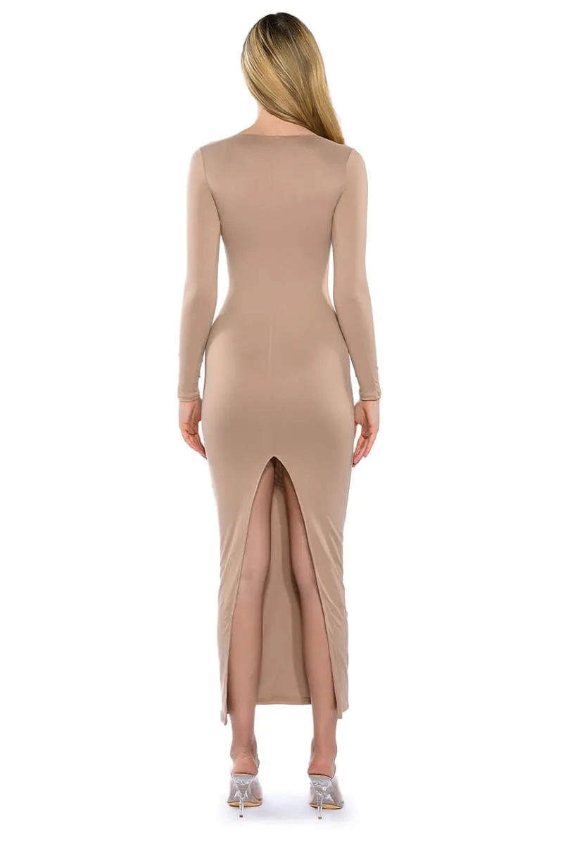 GOOD AS GOLD DOUBLE LAYER MAXI DRESS sold by AKIRA product image thumbnail 5