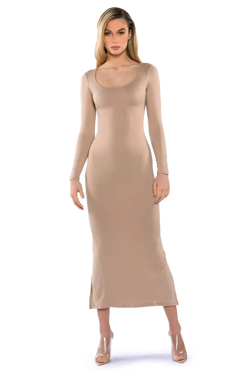 GOOD AS GOLD DOUBLE LAYER MAXI DRESS sold by AKIRA product image thumbnail 2