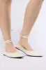 AZALEA WANG CACIO BONE LACE UP BALLET FLAT sold by AKIRA