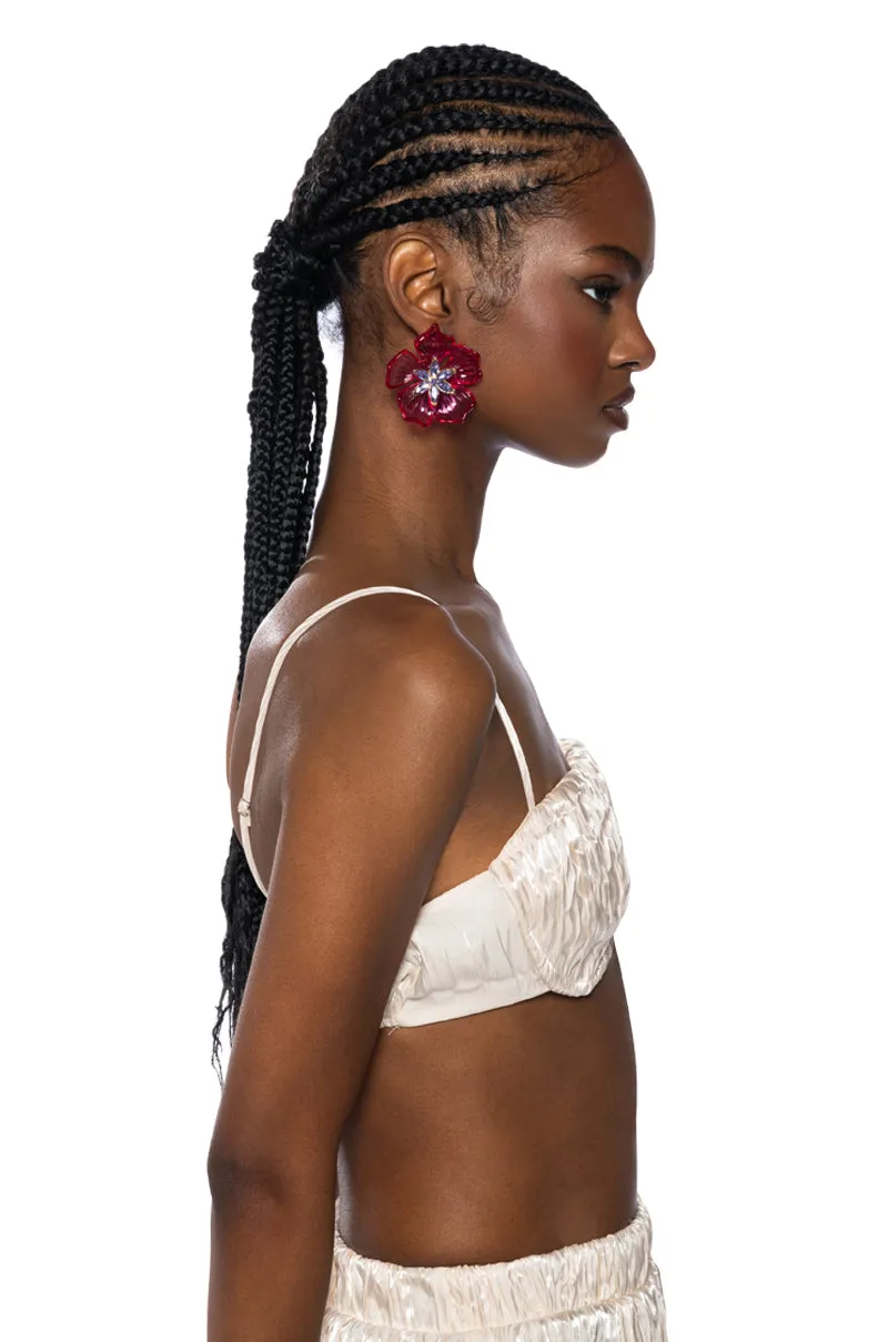 DREAM ABOUT YOU TEXTURED CROP TOP sold by AKIRA product image thumbnail 3