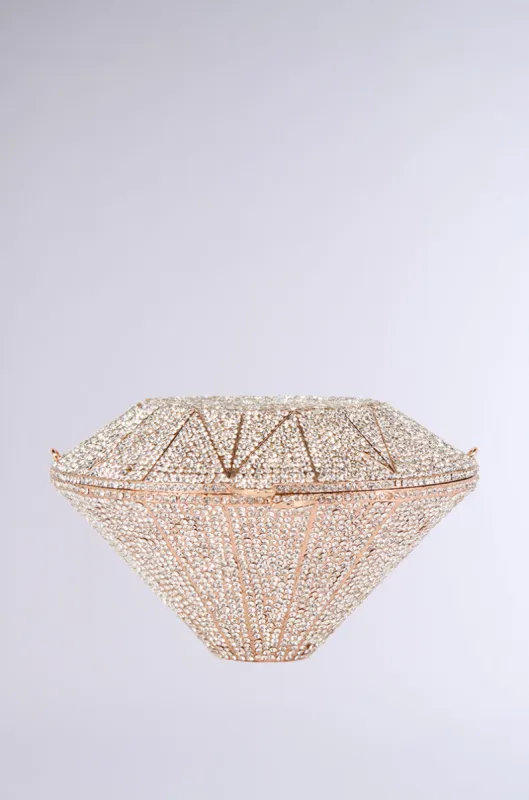 DIAMONDS FOREVER LUXE BLING CLUTCH sold by AKIRA