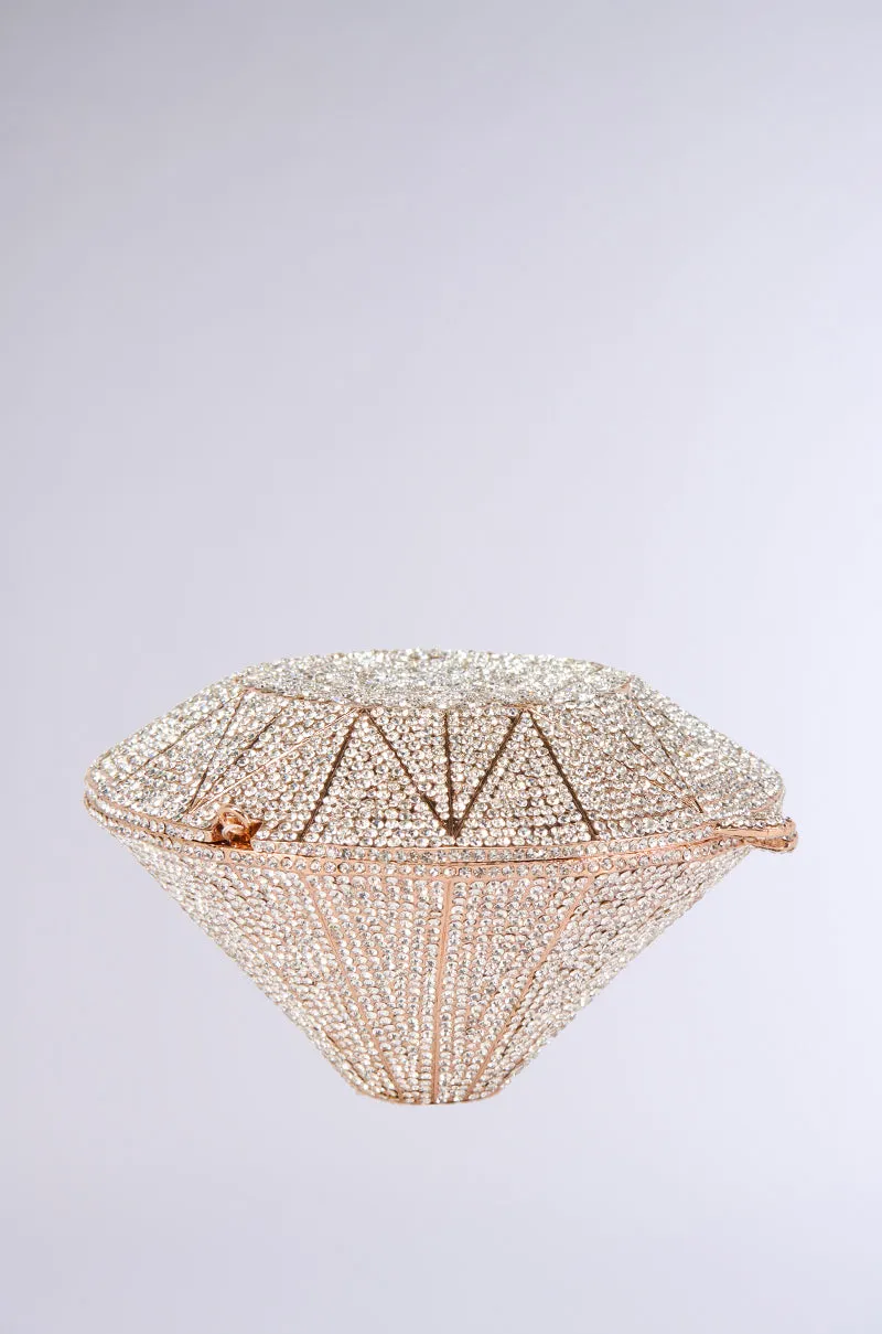 DIAMONDS FOREVER LUXE BLING CLUTCH sold by AKIRA product image thumbnail 2