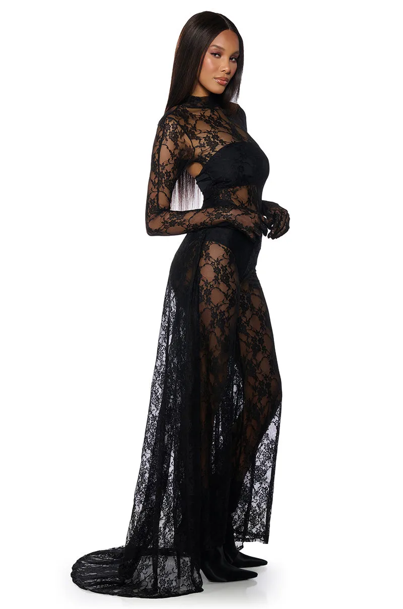 WORK THE ROOM LACE JUMPSUIT sold by AKIRA product image thumbnail 2