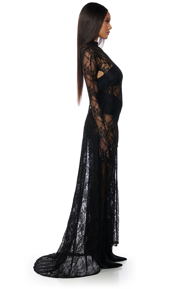 WORK THE ROOM LACE JUMPSUIT sold by AKIRA product image thumbnail 5