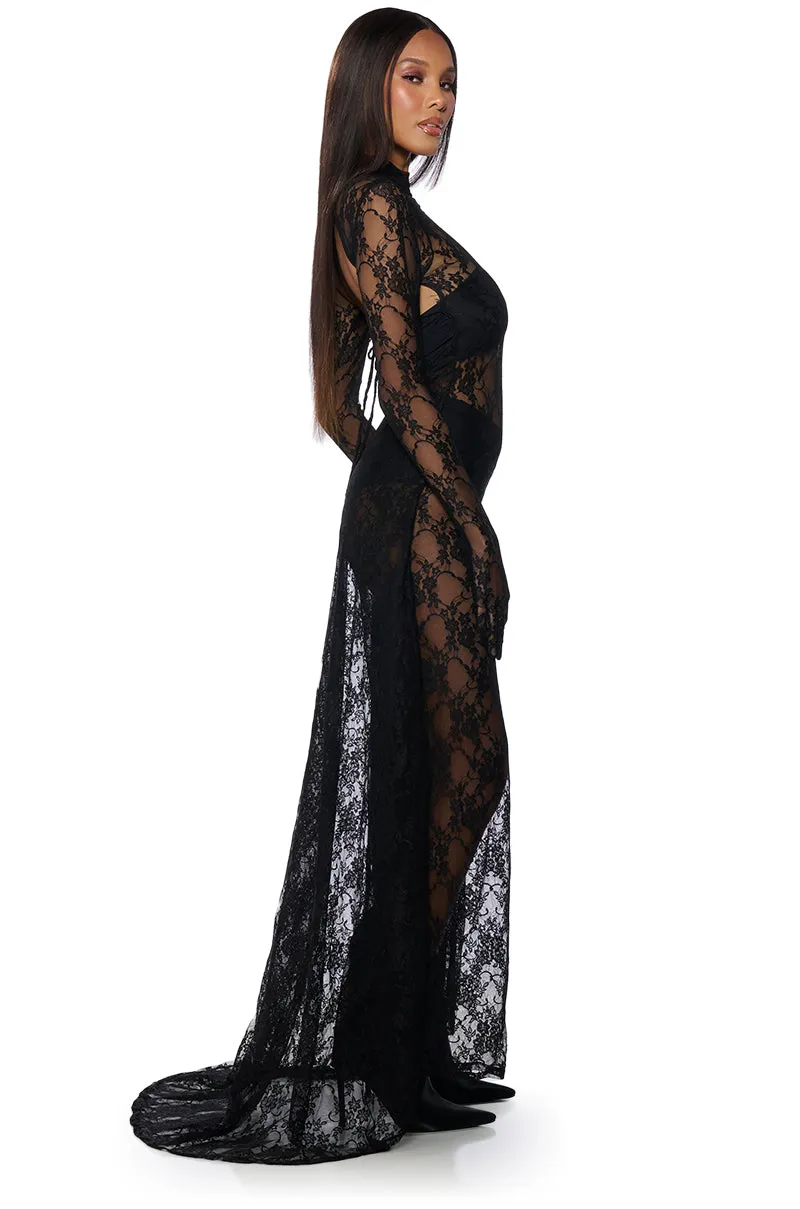 WORK THE ROOM LACE JUMPSUIT sold by AKIRA product image thumbnail 4