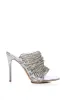 AZALEA WANG PAPRIKA EMBELLISHED STILETTO SANDAL IN SILVER sold by AKIRA
