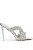 AZALEA WANG ANNABELLE STILETTO EMBELLISHED SANDAL IN SILVER sold by AKIRA