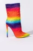 AZALEA WANG SPARKLE LIKE THAT STILETTO BOOTIE IN RAINBOW sold by AKIRA