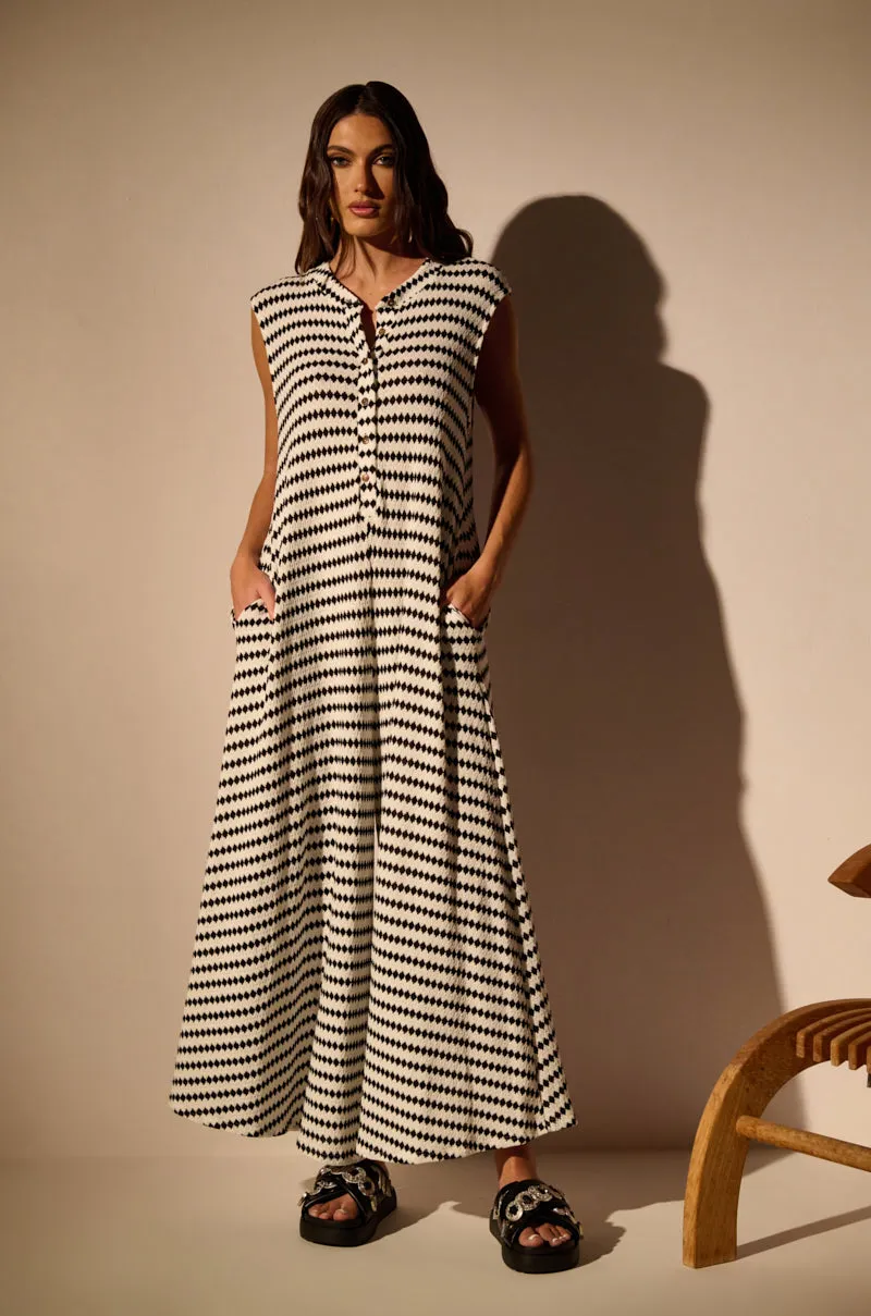 TIME TO PLAY STRIPE JUMPSUIT sold by AKIRA product image thumbnail 3