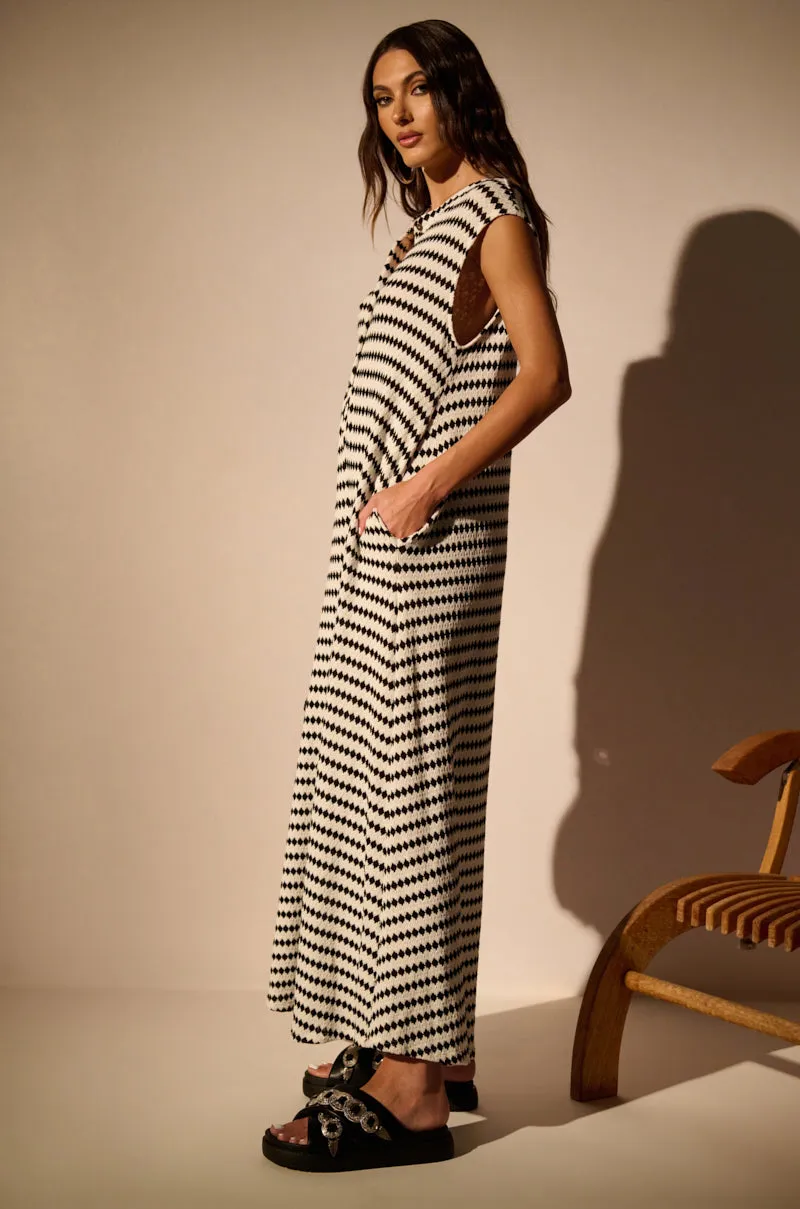 TIME TO PLAY STRIPE JUMPSUIT sold by AKIRA product image thumbnail 4