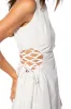 ALINA LACE UP DETAIL MAXI DRESS sold by AKIRA