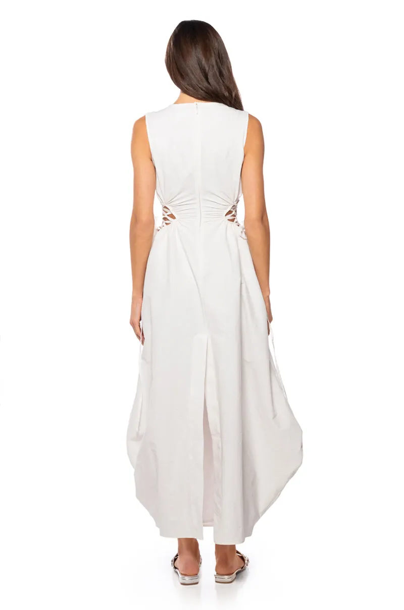 ALINA LACE UP DETAIL MAXI DRESS sold by AKIRA product image thumbnail 4