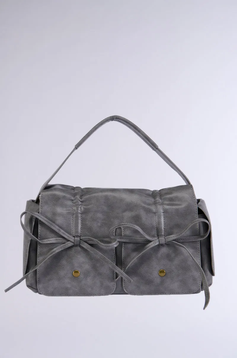 IYKYK PU BOW PURSE sold by AKIRA product image thumbnail 2
