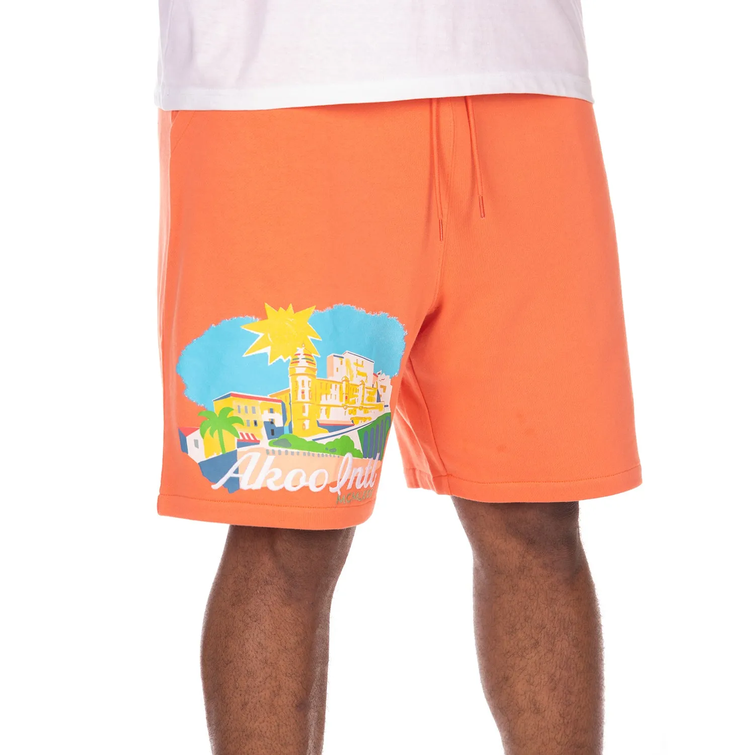 Akoo Mens Locate Short (Living Coral) sold by Akoo product image thumbnail 4