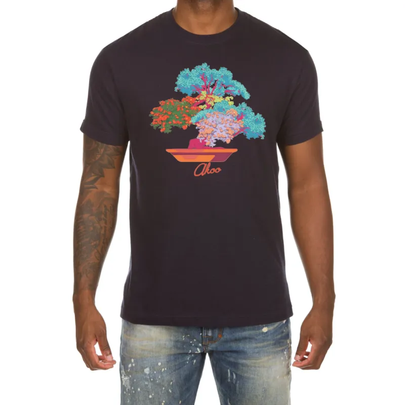 Akoo Mens Bonsai SS Tee (Navy Blazer) sold by Akoo