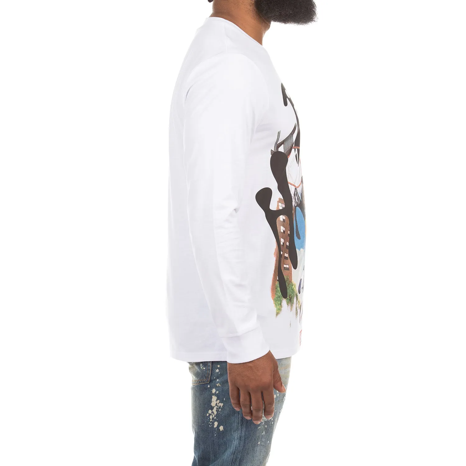 Akoo Mens Haters LS Tee (White) sold by Akoo product image thumbnail 3