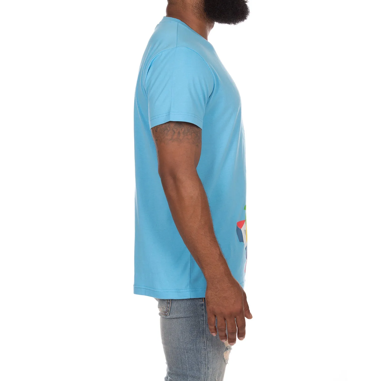 Akoo Mens Paradiso SS Knit (Blue Grotto) sold by Akoo product image thumbnail 3
