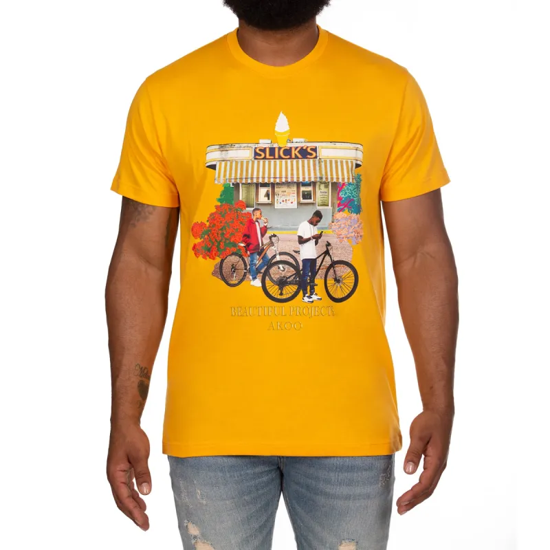 Akoo Mens Parlor SS Knit (Beeswax) sold by Akoo