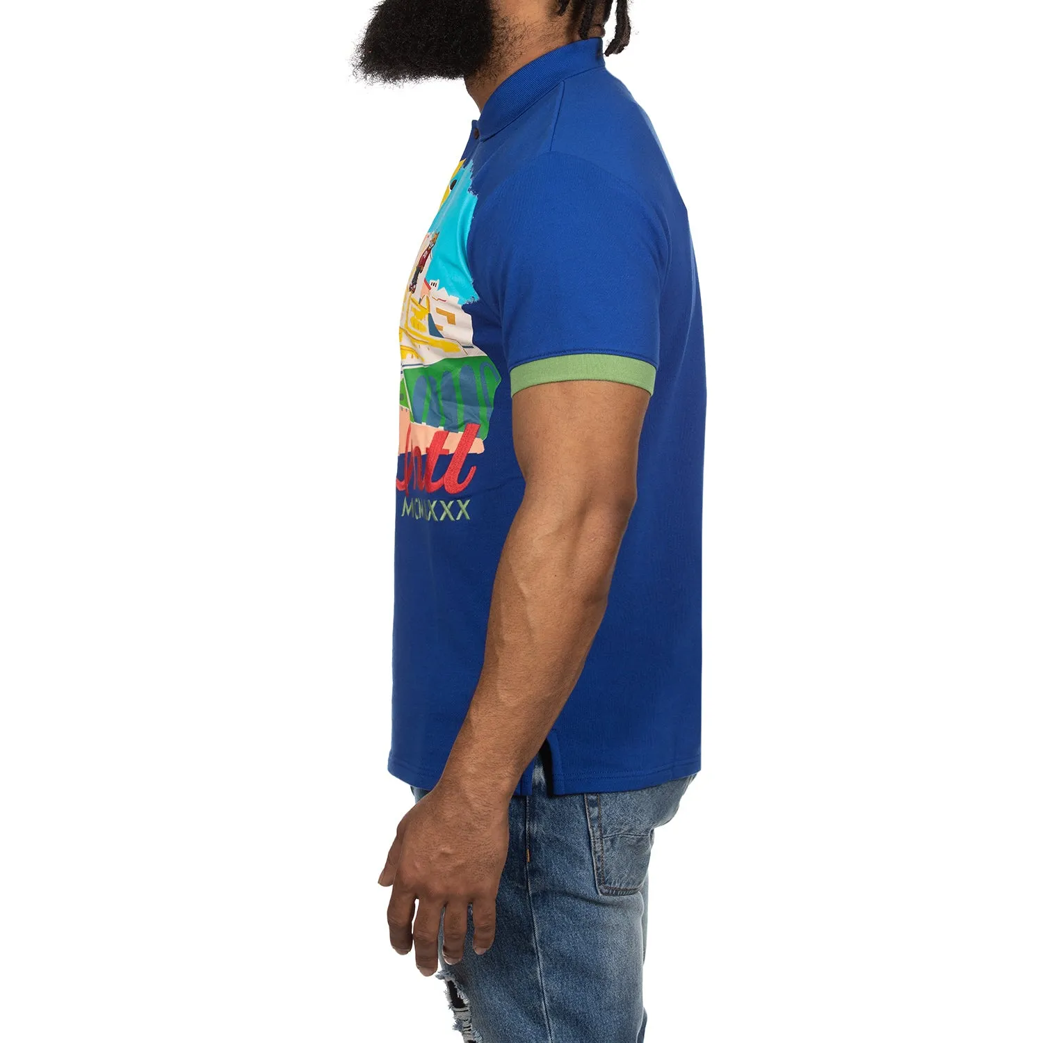 Akoo Mens Clique SS Polo (Surf The Web) sold by Akoo product image thumbnail 5