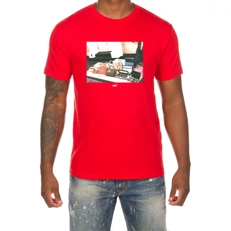 Akoo Mens Bam SS Tee (Red) sold by Akoo