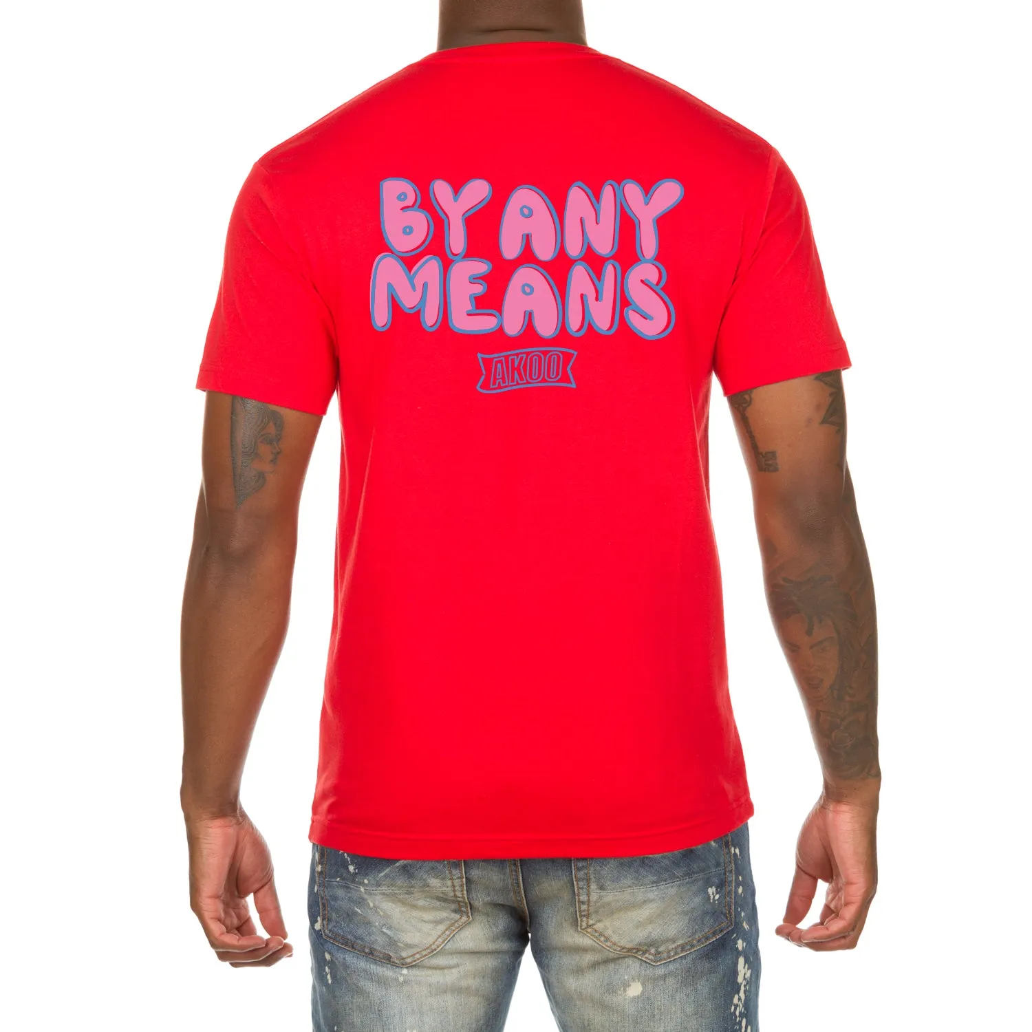 Akoo Mens Bam SS Tee (Red) sold by Akoo product image thumbnail 2