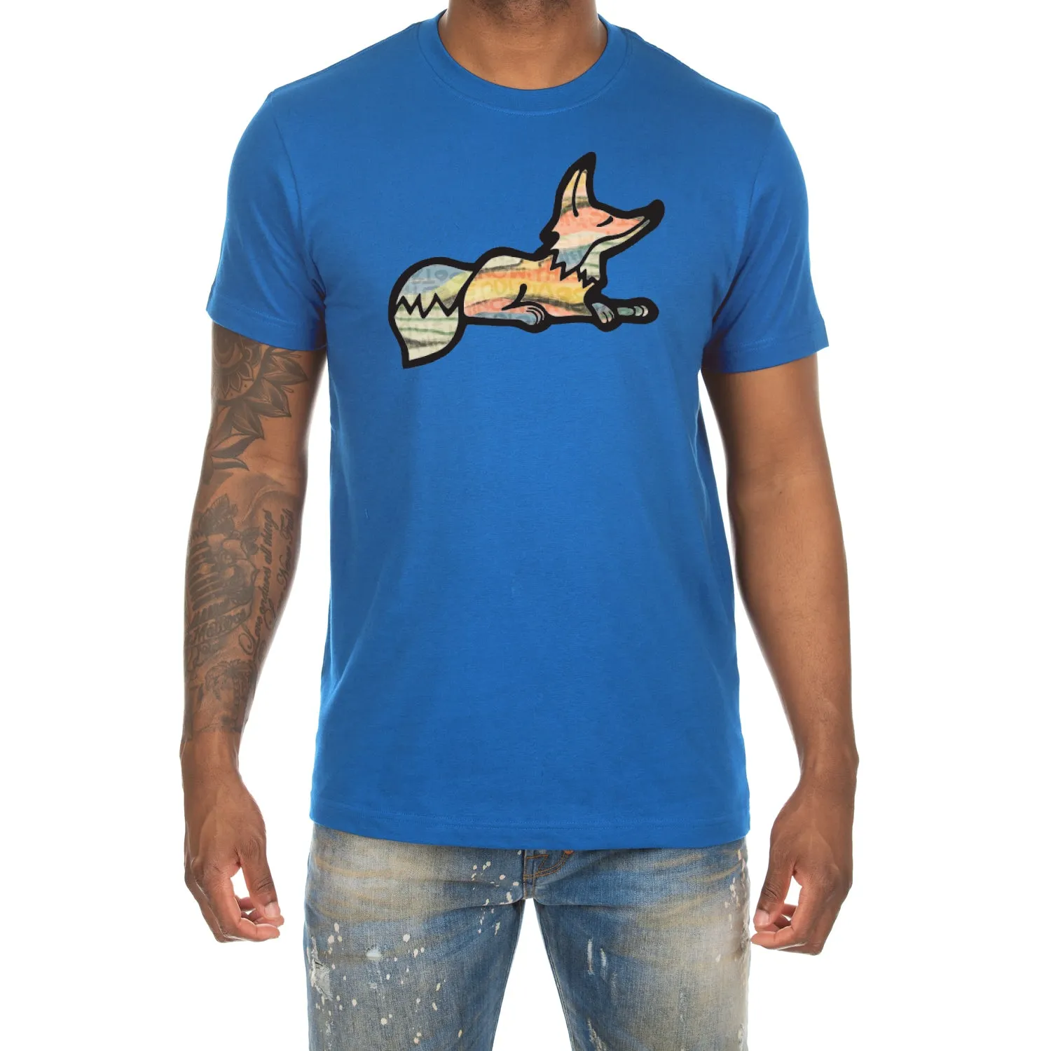 Script SS Tee (Palace Blue) sold by Akoo