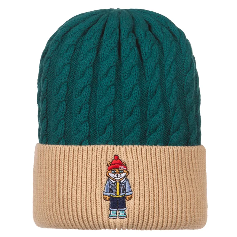 Akoo Mens Bar Knit Hat (Storm) sold by Akoo
